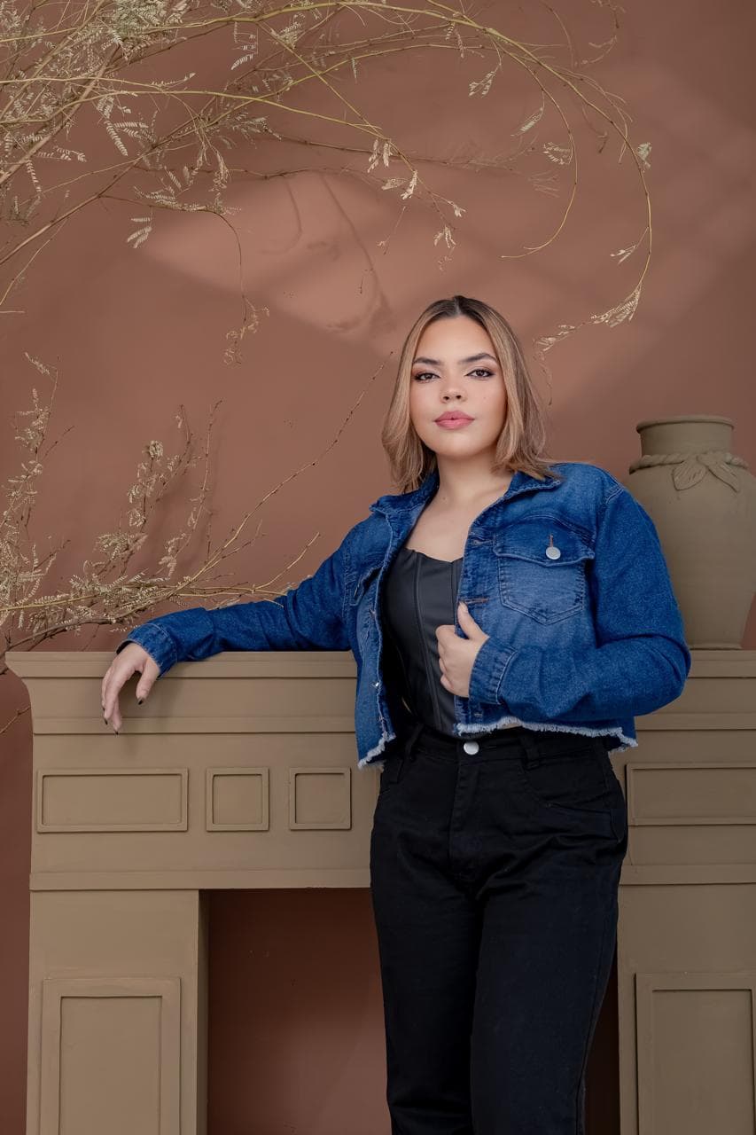 Jaqueta Jeans Dark Blue - foto 2