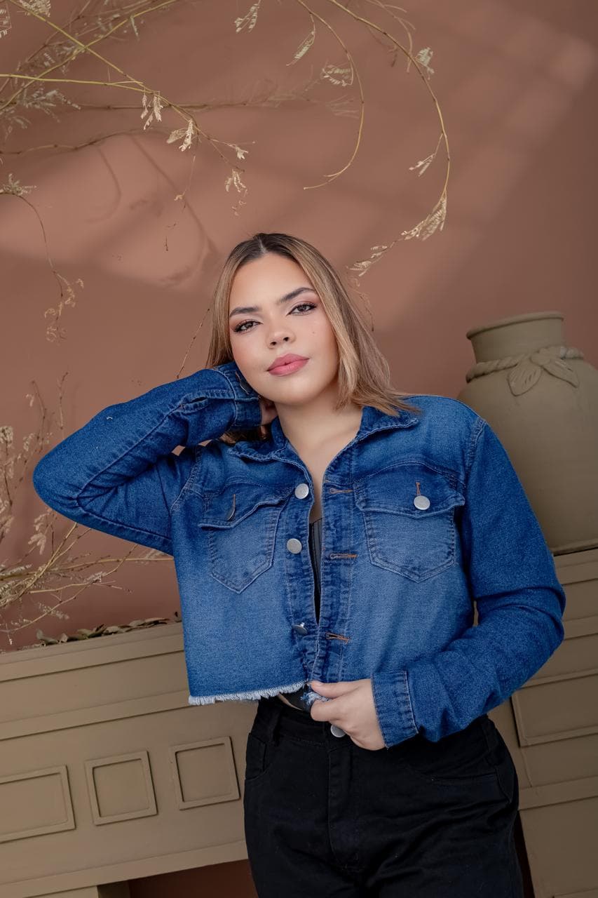 Jaqueta Jeans Dark Blue - foto 3